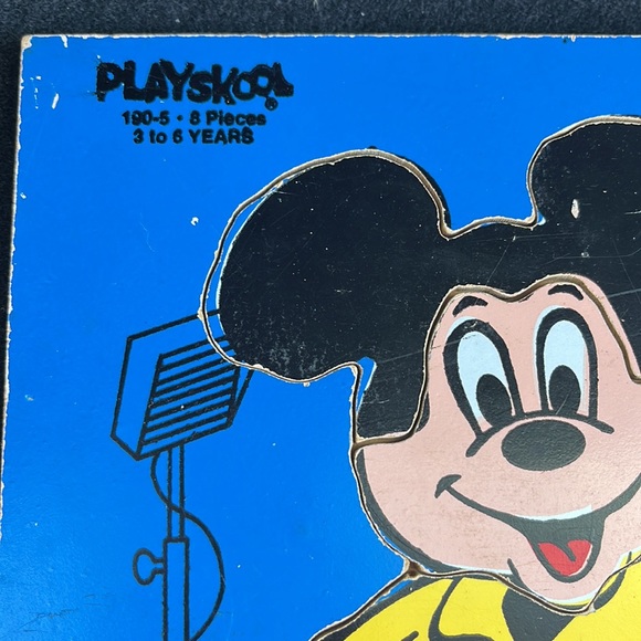 Vintage Disney Playskool Puzzle Mickey Mouse - Picture 2 of 5